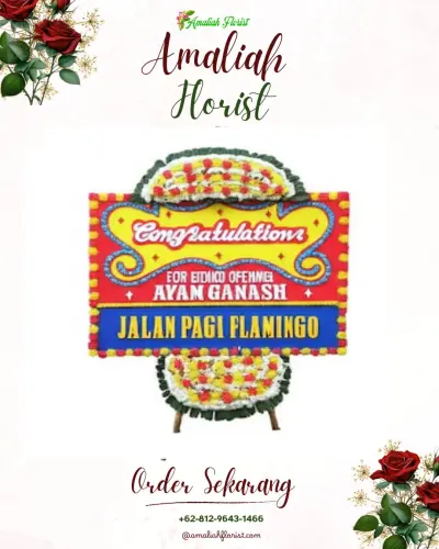 Bunga Papan Congratulation di Bangelan